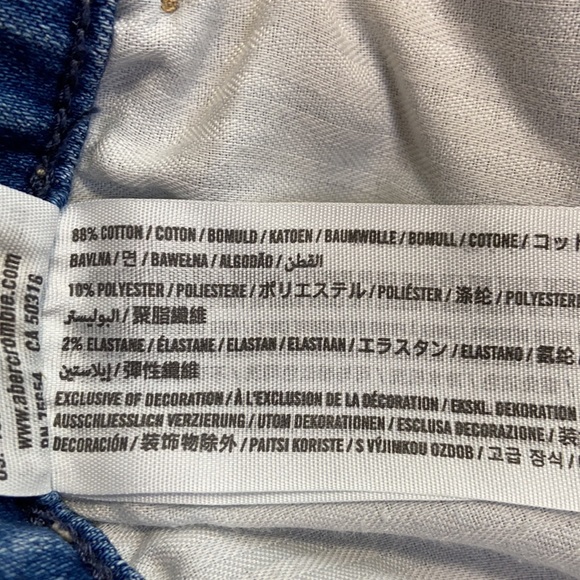 Abercrombie and Fitch Women Distressed Jean Sz. 28 - Picture 6 of 6